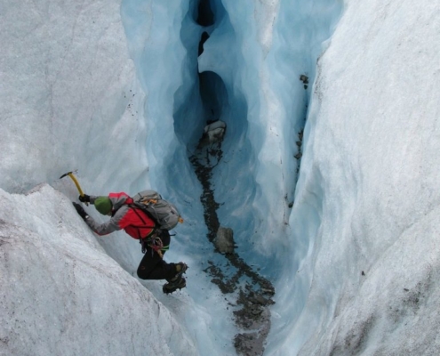 Eisklettern Aletschgletscher