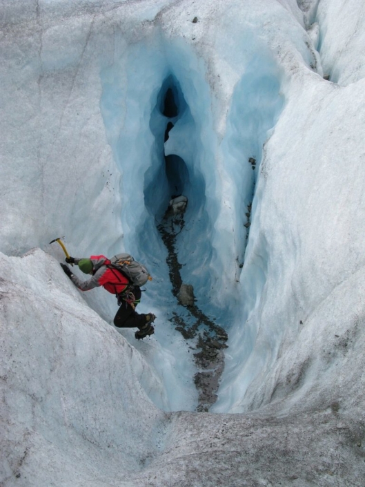 Eisklettern Aletschgletscher