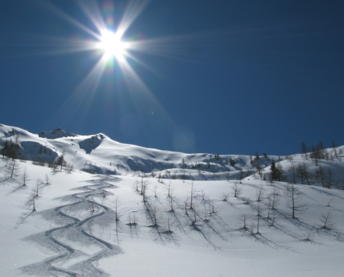 Skifahren Valle Stura