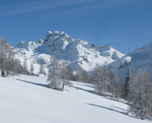 Ofenhorn nach Schneefall