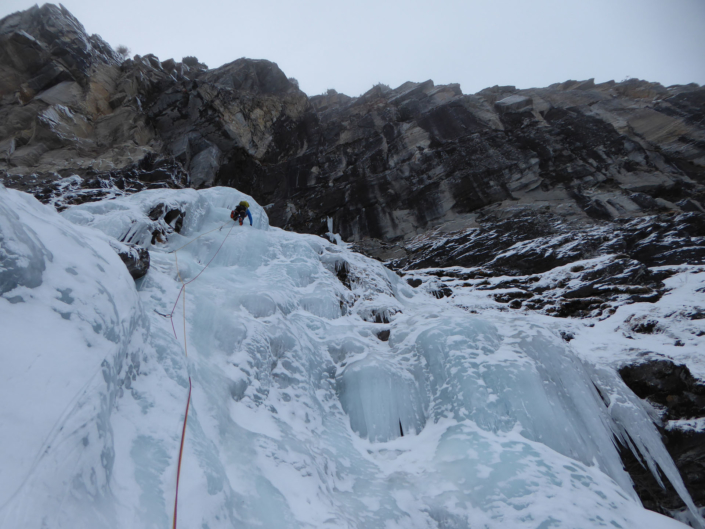 Ice climbing